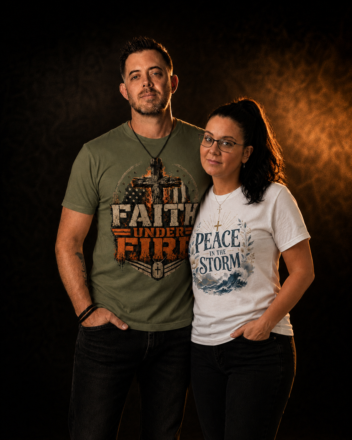 Today's Creative apparel worn by Ronny and Allison